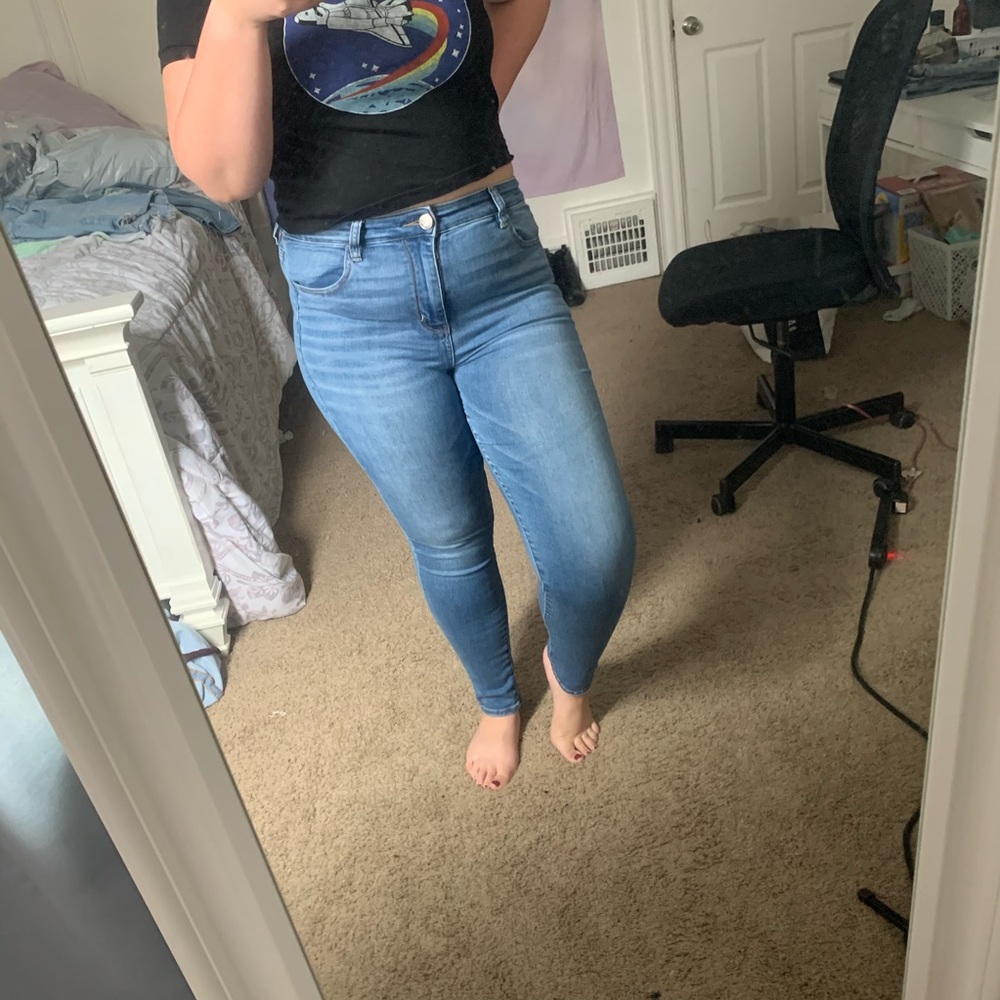 American Eagle Hi Rise Jegging 💜